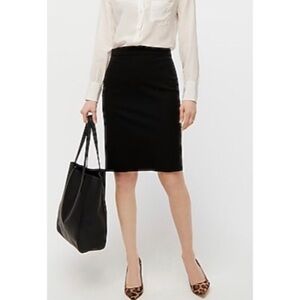 J. Crew No. 2 Pencil Skirt in Bi-Stretch Cotton